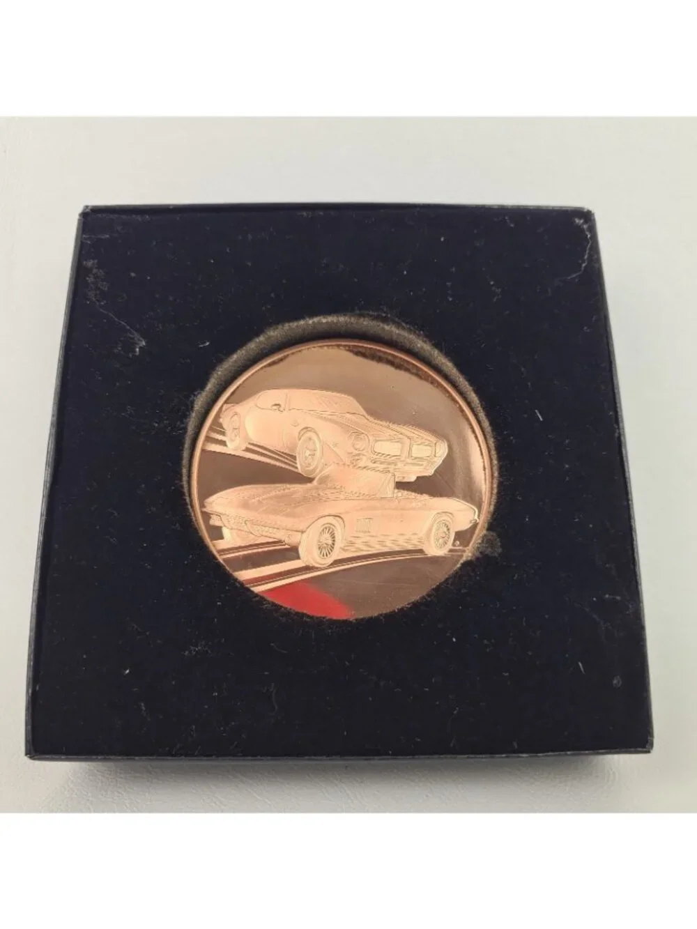 Franklin Mint Precision Models 6th Annual Die Cast Rally Brass Medal Coin L1